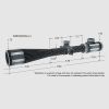 BSA Optics 22-27X32AOCWRTB Sweet 22 AO Compact 2X-7X 32mm Rifle Scope