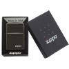 Zippo Windproof Lighter Ebony Finish w/Zippo Logo