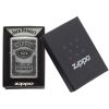 Zippo Windproof Lighter Jack Daniel's Label-Pewter Emblem High Polish Chrome