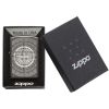 Zippo Windproof Lighter Black IceÂ® Compass