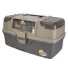 Plano Guide Series Three-Tray Tackle Box - Graphite & Sandstone