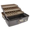 Plano Guide Series Three-Tray Tackle Box - Graphite & Sandstone