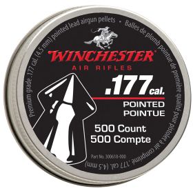 Winchester (987416-406) .177cal Pointed Lead Pellets (500 count)