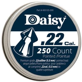 Daisy .22cal Pointed Lead Pellets (250 Count)
