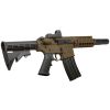 Crosman Bushmaster Automatic CO2 Powered BB Air Rifle with Dual Action with Red Dot