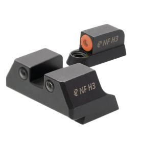 Night Fision Tritium Sights for CZ-USA P-07/P-09 - Orange Tritium Front Ring / Tritium Black Ring Re
