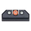 Night Fision Night Sight Set for CZ-USA P-07/P-09 Orange Tritium Front Ring/U-Notched Tritium Black