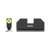 Night Fision Night Sight Set for Glock 17/19/34 Yellow Front Ring/Black Rear Rings