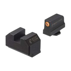 Night Fision Optics-Ready Stealth Series for Glock 42/43/43X/43X MOS Orange Front Ring/Blank Rear