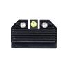 Night Fision Optics-Ready Stealth Series for Glock 42/43/43X MOS Yellow Front Ring/Black Rear