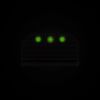 Night Fision Optics-Ready Stealth Series for Glock 42/43/43X/43X MOS Black Front Ring/Black Rear