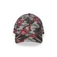 Time And Tru Women's Cotton Twill Baseball Hat, Rose Camo Print, Adjustable Strap