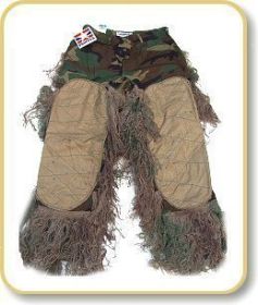 Sniper BDU Ghillie Pants| Color| Woodland (Option: Small - Long)